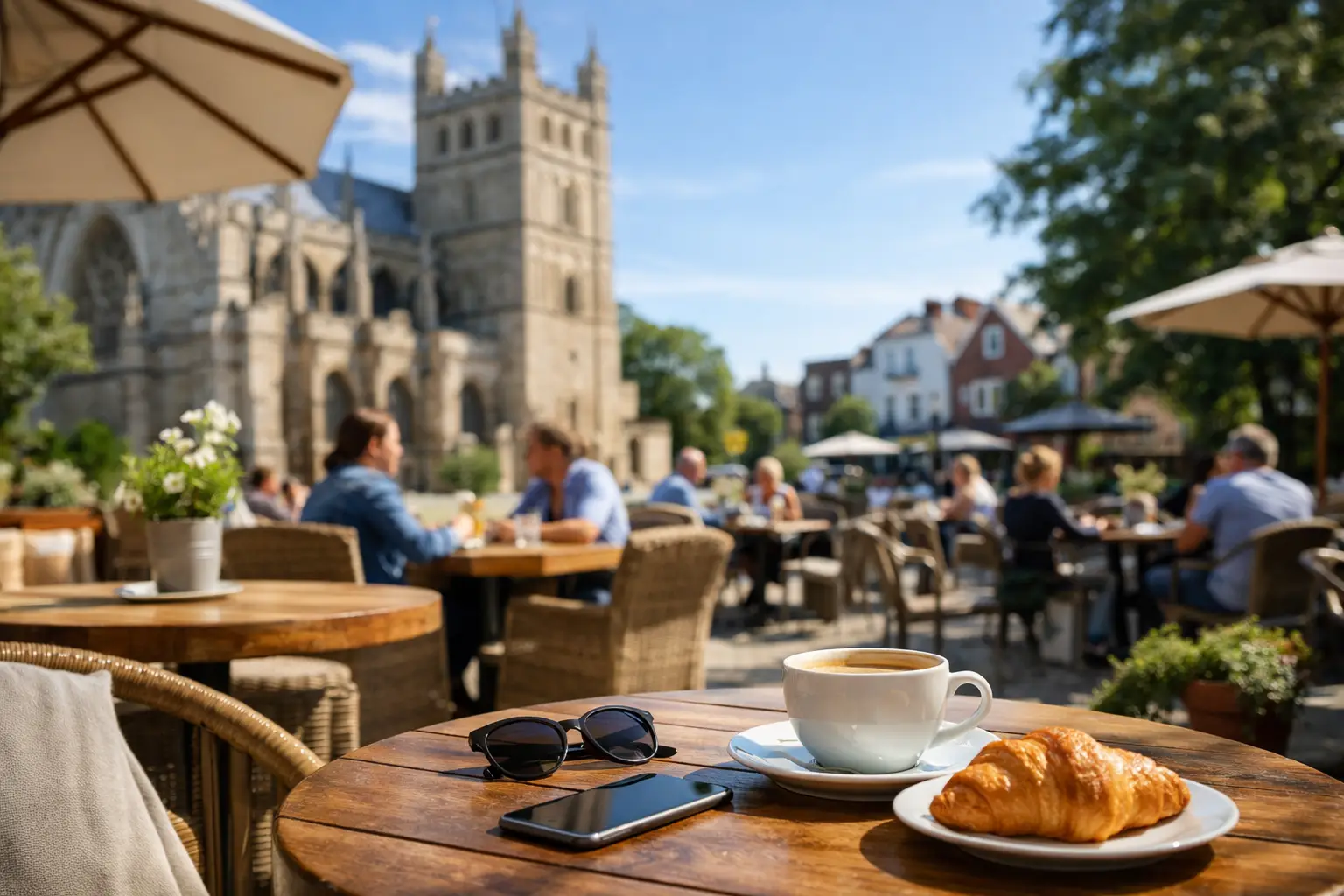 Choosing a Cafe with Outdoor Seating in Exeter