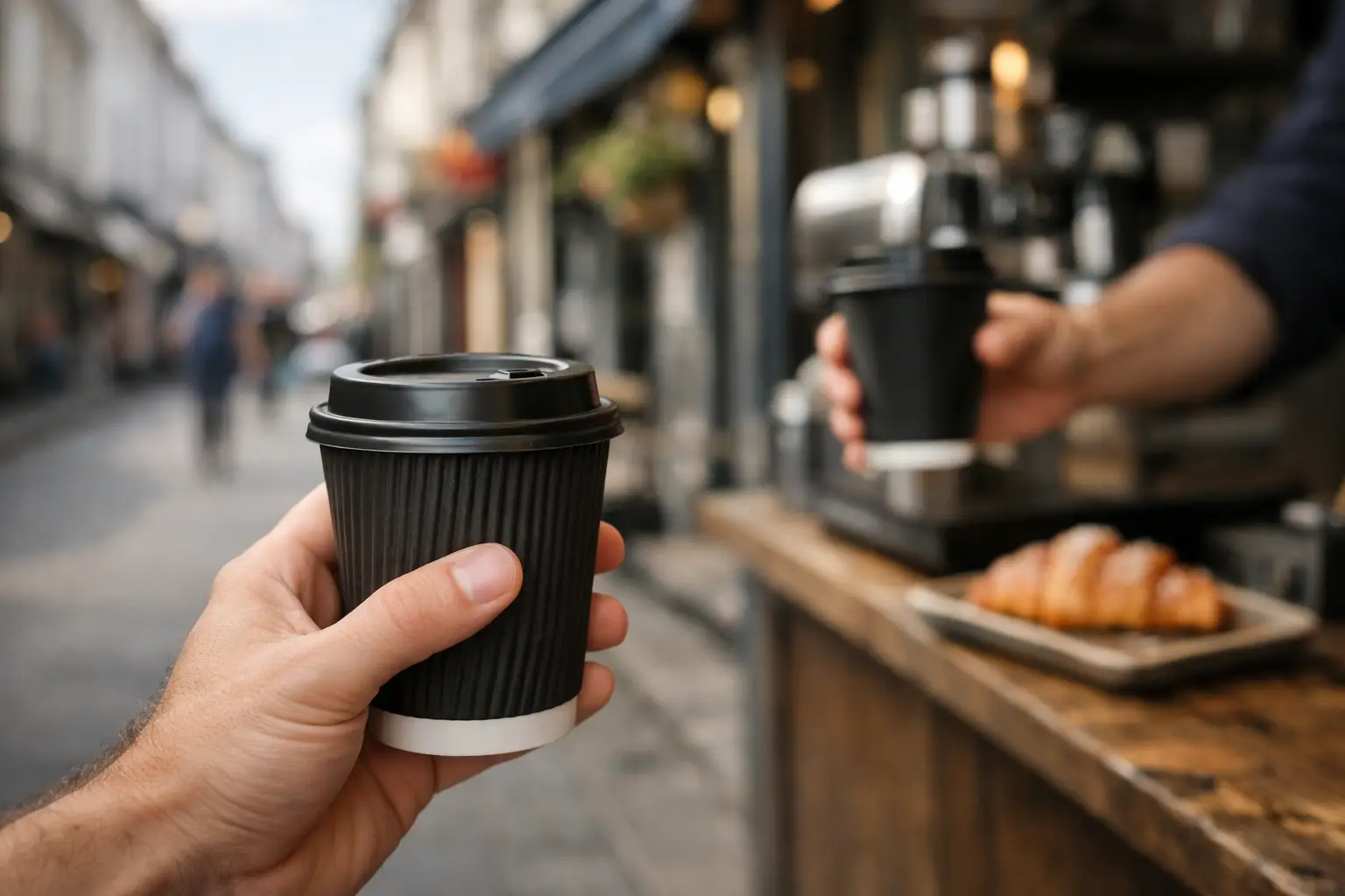 Coffee to Go on Fore Street, Made Properly